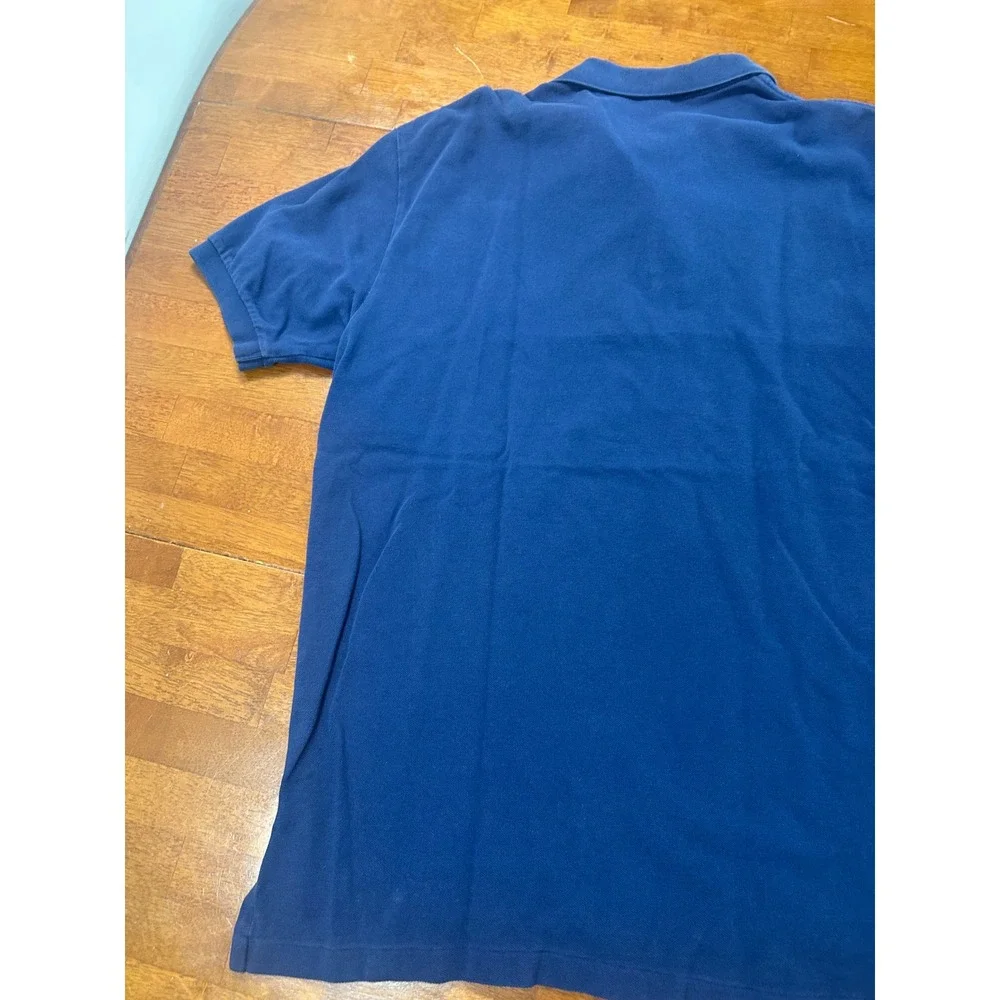 Polo Ralph Lauren Polo Shirt Mens XL Blue Aztec Stripe Southwestern Pony Logo